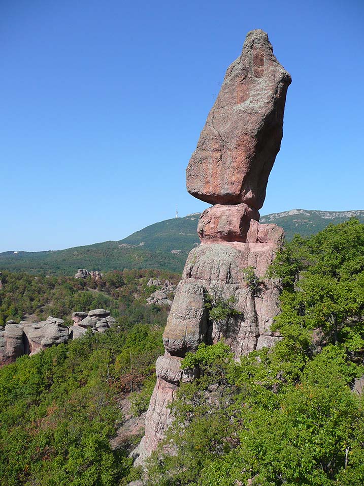 Klettern am Zauberer aus dem Kletterführer Paules Kletterbibel Belogradtschik