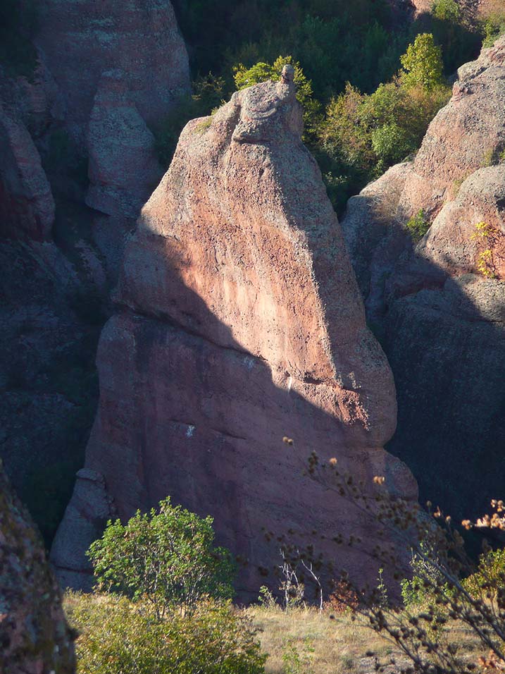 Klettern an der Widerspenstigen Schönheit aus dem Kletterführer Paules Kletterbibel Belogradtschik