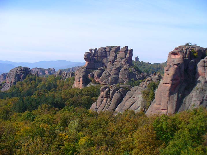 Klettern an der Nebenburg Burg und Singenden Frosch aus dem Kletterführer Paules Kletterbibel Belogradtschik