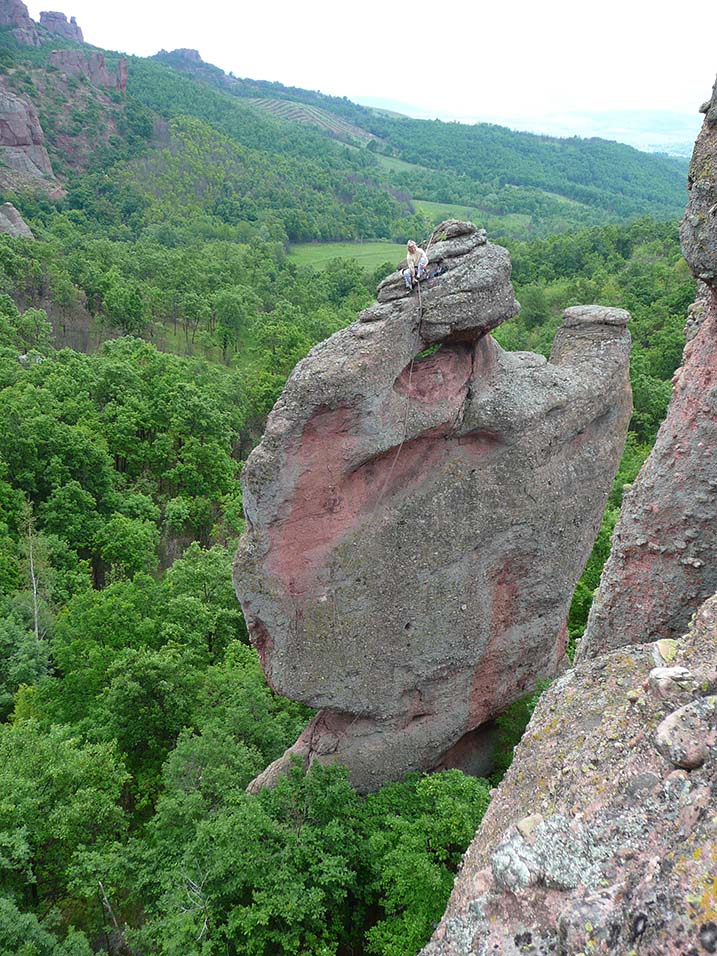 Klettern am Sheltopusik aus dem Kletterführer Paules Kletterbibel Belogradtschik