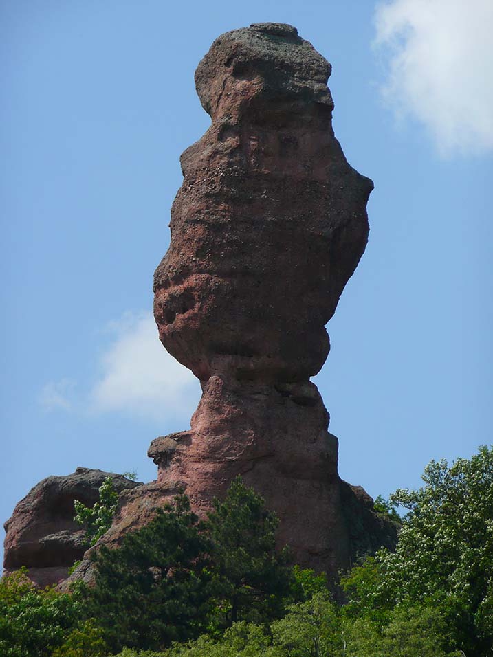 Klettergipfel Winzerin aus dem Kletterführer Paules Kletterbibel Belogradtschik